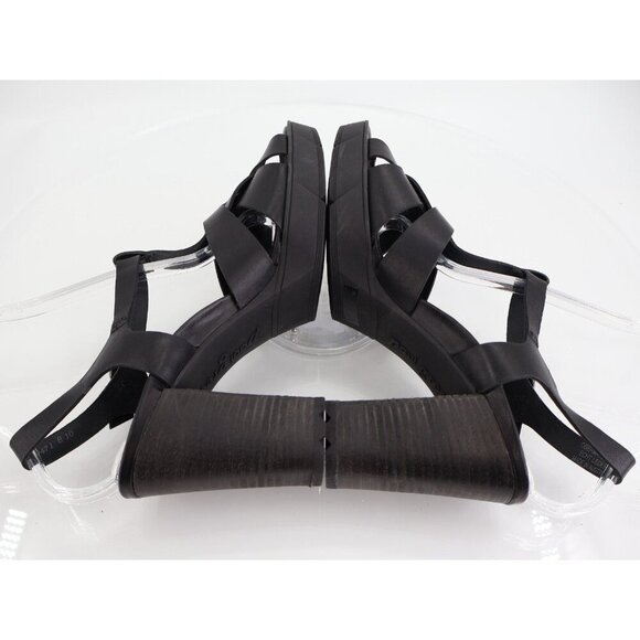 Paul Green Womens Raven Sandals Block Heel Black Leather Size 7.5 UK / 10 US - Picture 7 of 12